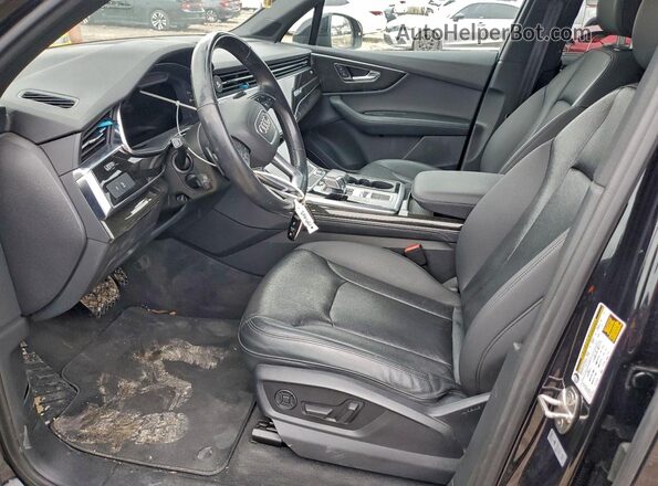 WA1LXAF7XMD026620 2021 AUDI Q7 Black Widok wnętrza z przodu
