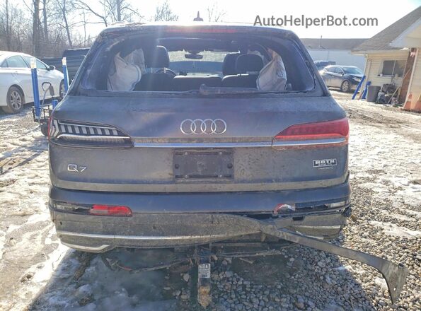 WA1LXBF76ND008445 2022 AUDI Q7 Black Widok z tyłu