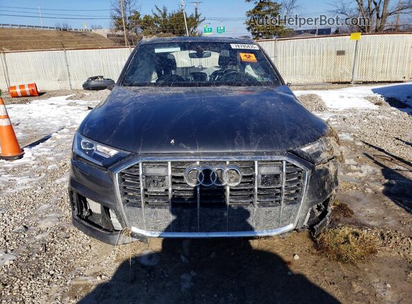 WA1LXBF76ND008445 2022 AUDI Q7 Black Widok z przodu