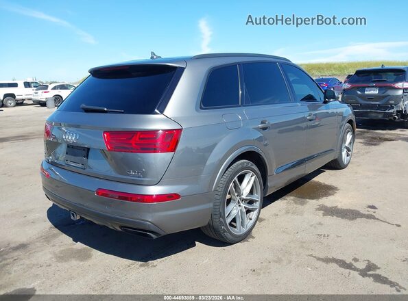 WA1VAAF72JD010305 2018 AUDI Q7 Gray Задня права чверть