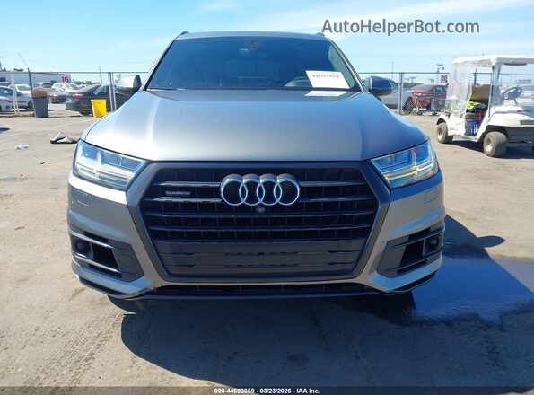 WA1VAAF72JD010305 2018 AUDI Q7 Gray Вид щитка приладів