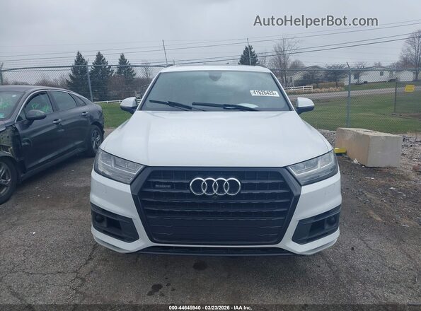 WA1VAAF72KD014839 2019 AUDI Q7 White Widok deski rozdzielczej