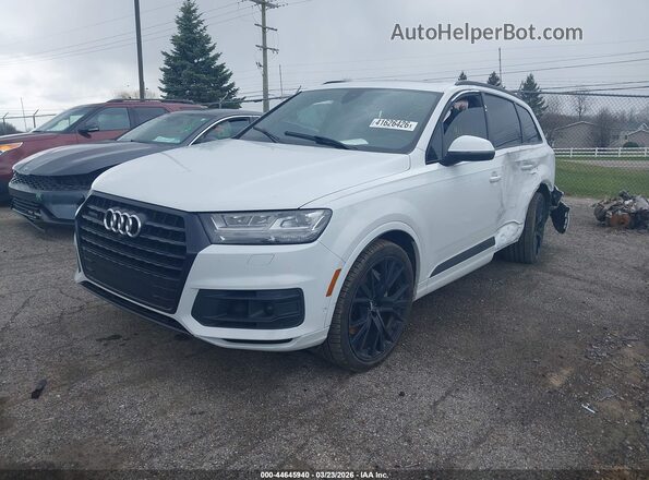 WA1VAAF72KD014839 2019 AUDI Q7 White Przód lewy