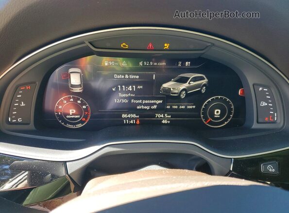 WA1VAAF73KD046960 2019 AUDI Q7 White 