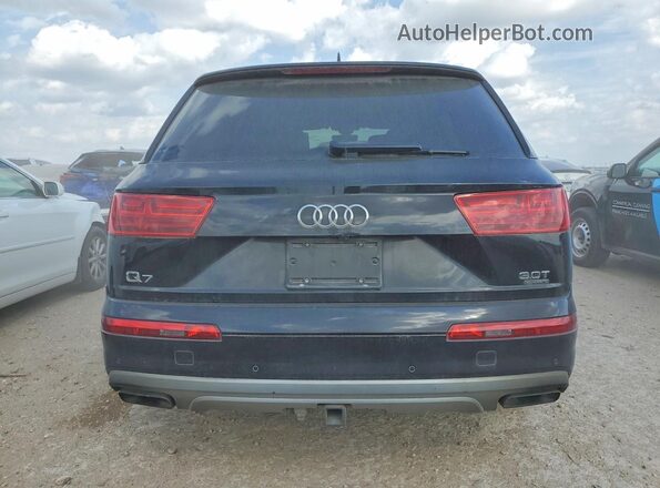 WA1VAAF7XJD020385 2018 AUDI Q7 Black Вид ззаду