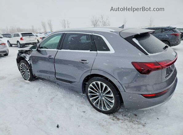 WA1VAAGE0KB008742 2019 AUDI E-TRON Серый Задняя левая четверть
