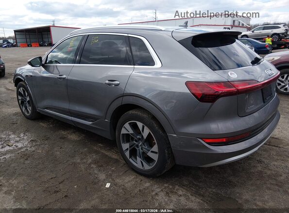 WA1VAAGE1MB004590 2021 AUDI E-TRON Gray Задня ліва чверть