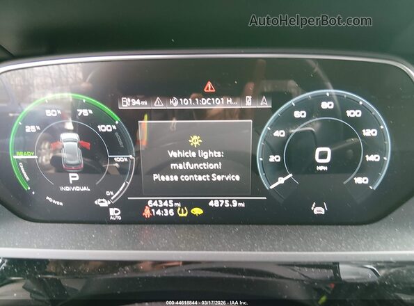 WA1VAAGE1MB004590 2021 AUDI E-TRON Gray Вид задніх сидінь