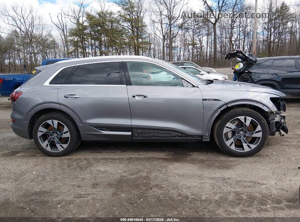 WA1VAAGE1MB004590 2021 AUDI E-TRON Gray Вид задньої частини салону