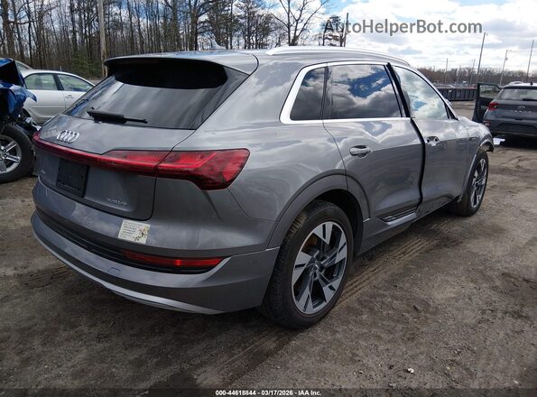 WA1VAAGE1MB004590 2021 AUDI E-TRON Gray Задня права чверть