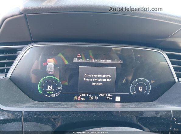 WA1VAAGE7KB008494 2019 AUDI E-TRON Blue Вид задніх сидінь