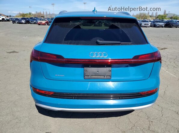 WA1VAAGEXKB010322 2019 AUDI E-TRON Blue უკანა ხედი