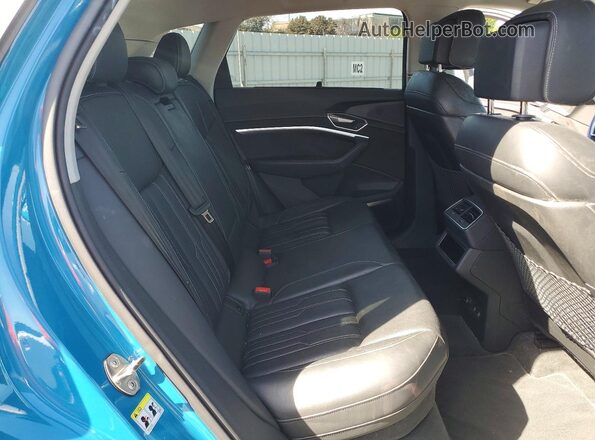 WA1VAAGEXKB010322 2019 AUDI E-TRON Blue უკანა სალონის ხედი