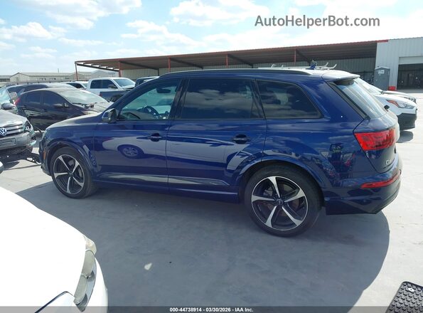 WA1VABF73KD029453 2019 AUDI Q7 Blue 360 interior view