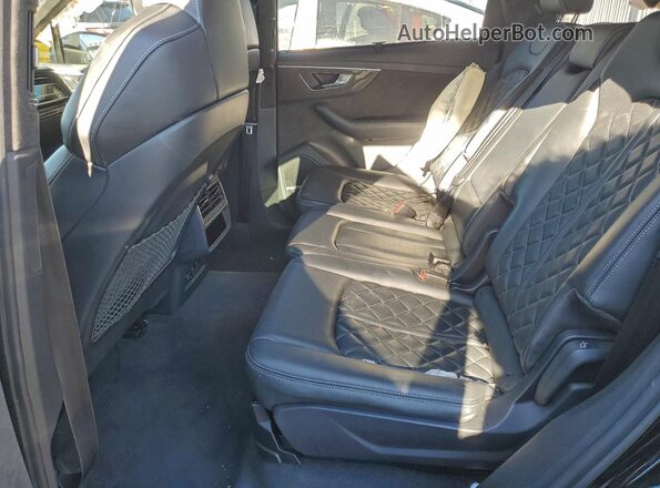 WA1VWBF71MD014440 2021 AUDI SQ7 Black უკანა სალონის ხედი