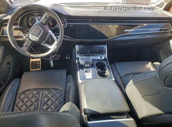 WA1VWBF71MD014440 2021 AUDI SQ7 Black წინა პანელის ხედი