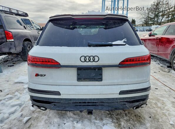 WA1VWBF71MD015670 2021 AUDI SQ7 White Widok z tyłu