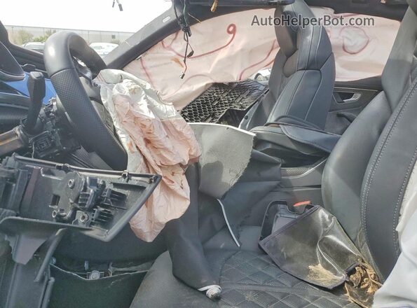 WA1VWBF73SD009933 2025 AUDI SQ7 Black Widok wnętrza z przodu