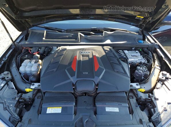 WA1VWBF76ND019876 2022 AUDI SQ7 Black Vista del compartimento del motor