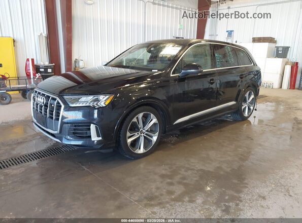 WA1VXBF77MD032583 2021 AUDI Q7 Black Vista tres cuartos delantera izquierda
