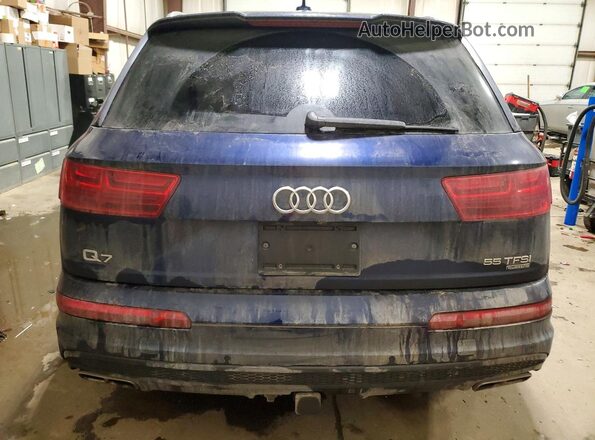 WA1WAAF75JD040922 2018 AUDI Q7 Blue Widok z tyłu