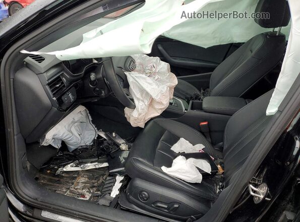WAUAAAF4XRN005415 2024 AUDI OTHER Black წინა სალონის ხედი