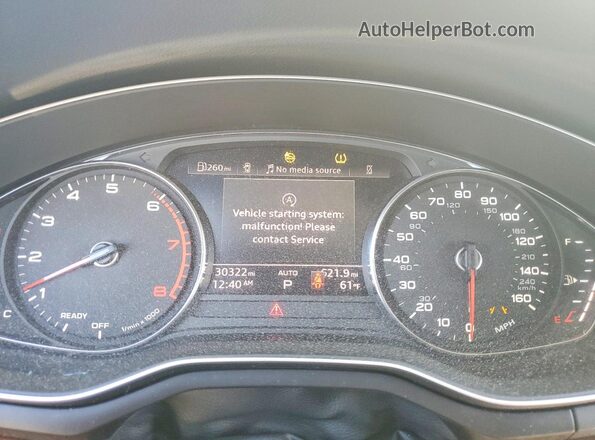 WAUABAF4XNN003364 2022 AUDI OTHER White ხელსაწყოთა პანელის ხედი
