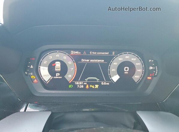 WAUAUDGYXRA018036 2024 AUDI OTHER Черный Вид щитка приборов