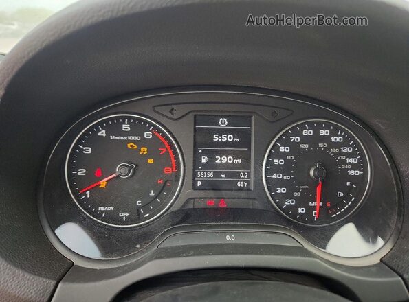 WAUAUGFF1KA095627 2019 AUDI OTHER Gray Widok zestawu wskaźników