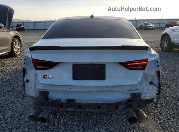 WAUB1GFF1H1032775 2017 AUDI S3 White უკანა ხედი