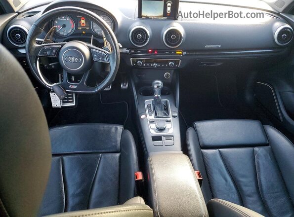 WAUB1GFF1H1032775 2017 AUDI S3 White წინა პანელის ხედი