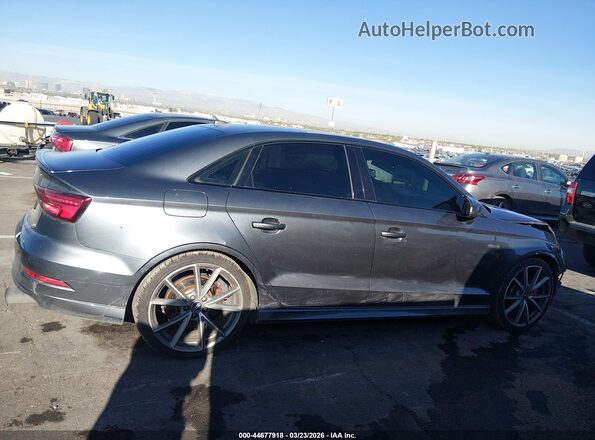 WAUB1GFF1J1006330 2018 AUDI S3 Gray უკანა სალონის ხედი