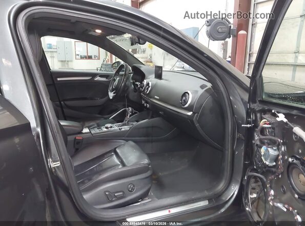 WAUB1GFF2H1036141 2017 AUDI S3 Gray Front interior view
