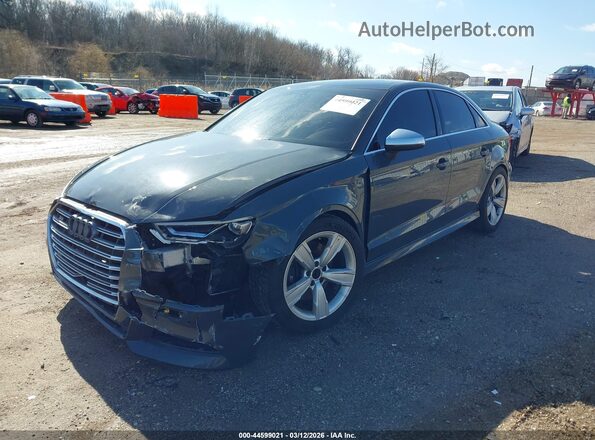 WAUB1GFF3H1034852 2017 AUDI S3 Gray წინა მარცხენა ხედი სამი მეოთხედიდან