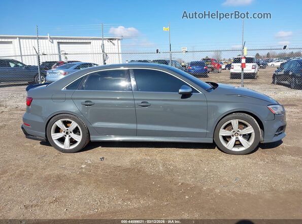 WAUB1GFF3H1034852 2017 AUDI S3 Gray უკანა სალონის ხედი