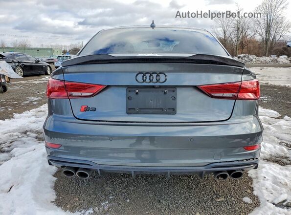 WAUB1GFF3J1013487 2018 AUDI S3 Gray Vista trasera
