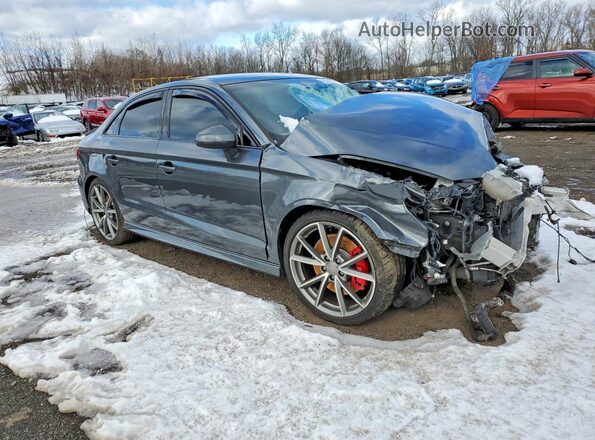 WAUB1GFF3J1013487 2018 AUDI S3 Gray Delantero derecho