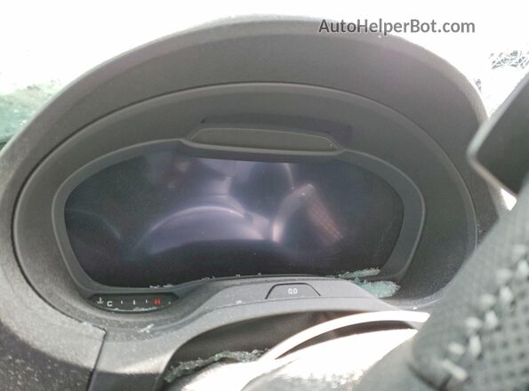 WAUB1GFF3J1013487 2018 AUDI S3 Gray Vista del cuadro de instrumentos