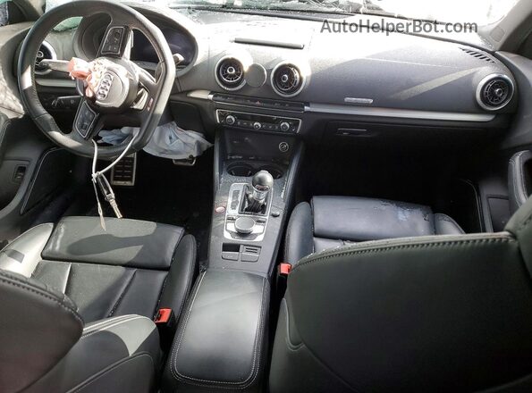 WAUB1GFF3J1013487 2018 AUDI S3 Gray Vista del salpicadero