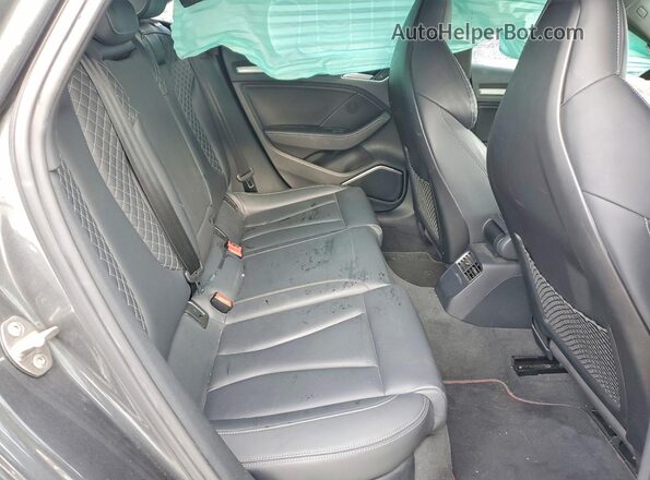WAUB1GFF3J1013487 2018 AUDI S3 Gray Vista de los asientos traseros