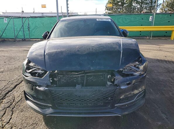WAUB1GFF6G1070050 2016 AUDI S3 Black წინა ხედი