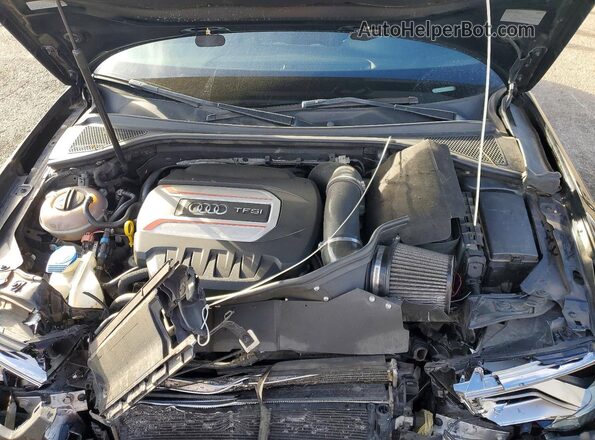 WAUB1GFF6G1070050 2016 AUDI S3 Black უკანა სალონის ხედი