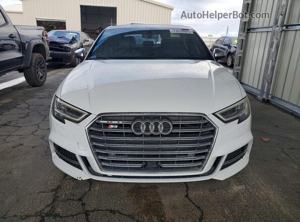 WAUB1GFF6H1019987 2017 AUDI S3 White Front view
