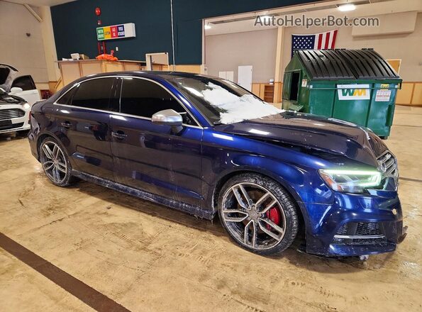 WAUB1GFF6J1034589 2018 AUDI S3 Blue Przód prawy