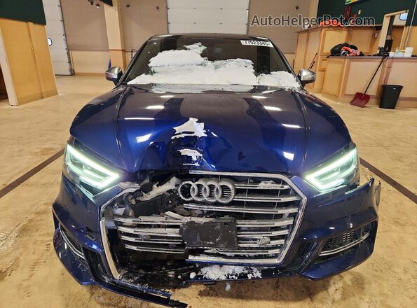 WAUB1GFF6J1034589 2018 AUDI S3 Blue Widok z przodu