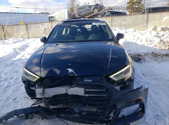 WAUB1GFF7H1058118 2017 AUDI S3 Black წინა ხედი