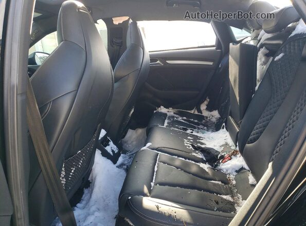 WAUB1GFF7H1058118 2017 AUDI S3 Black უკანა სავარძლების ხედი