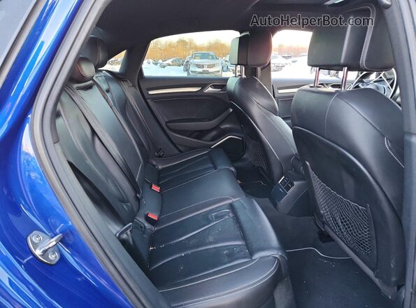 WAUB1GFF9G1075324 2016 AUDI S3 Blue Rear seats view