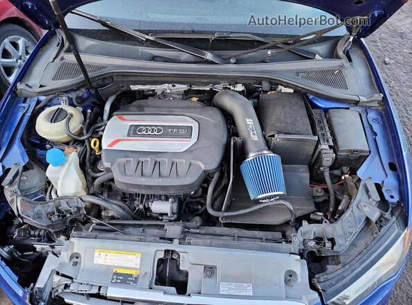 WAUB1GFF9G1075324 2016 AUDI S3 Blue Rear interior view