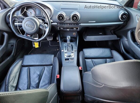 WAUB1GFF9G1075324 2016 AUDI S3 Blue Dashboard view
